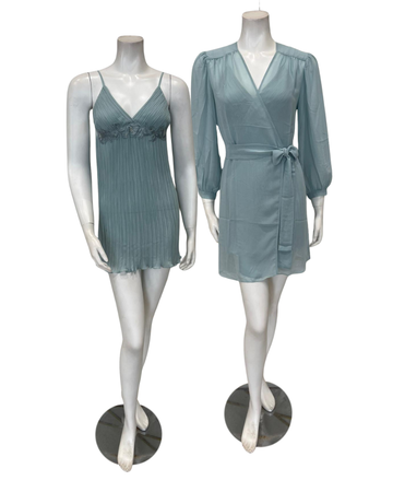 Rya Collection 704+706 Sea True Love Chemise & Wrap Set Myselflingerie.com